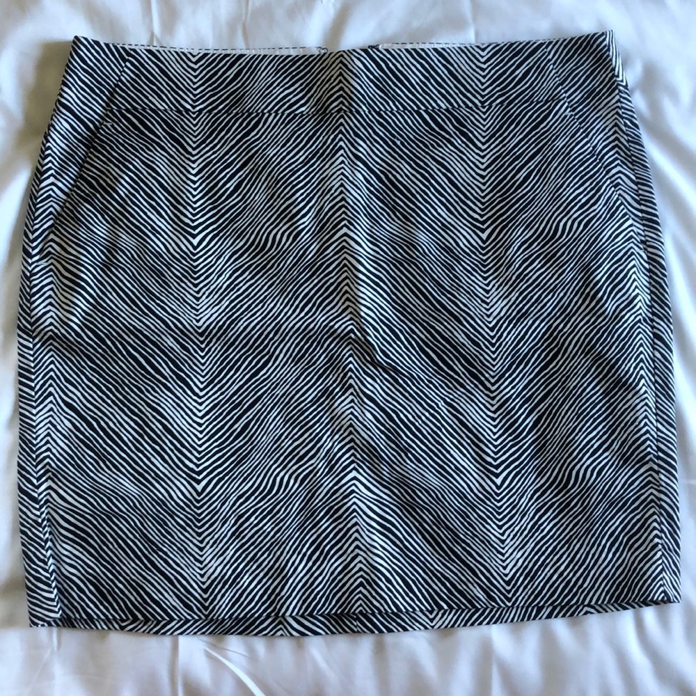 Mini zebra print mini skirt!